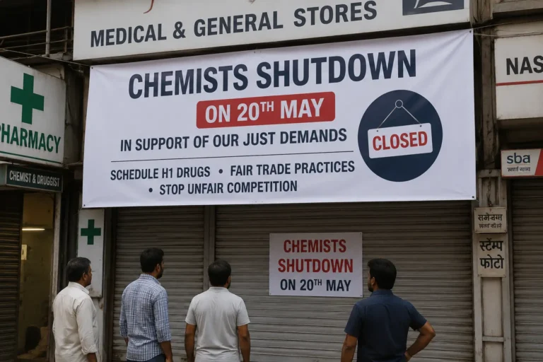Around 15,000 Chemists Across Pune Set to Participate in Nationwide Shutdown on May 20