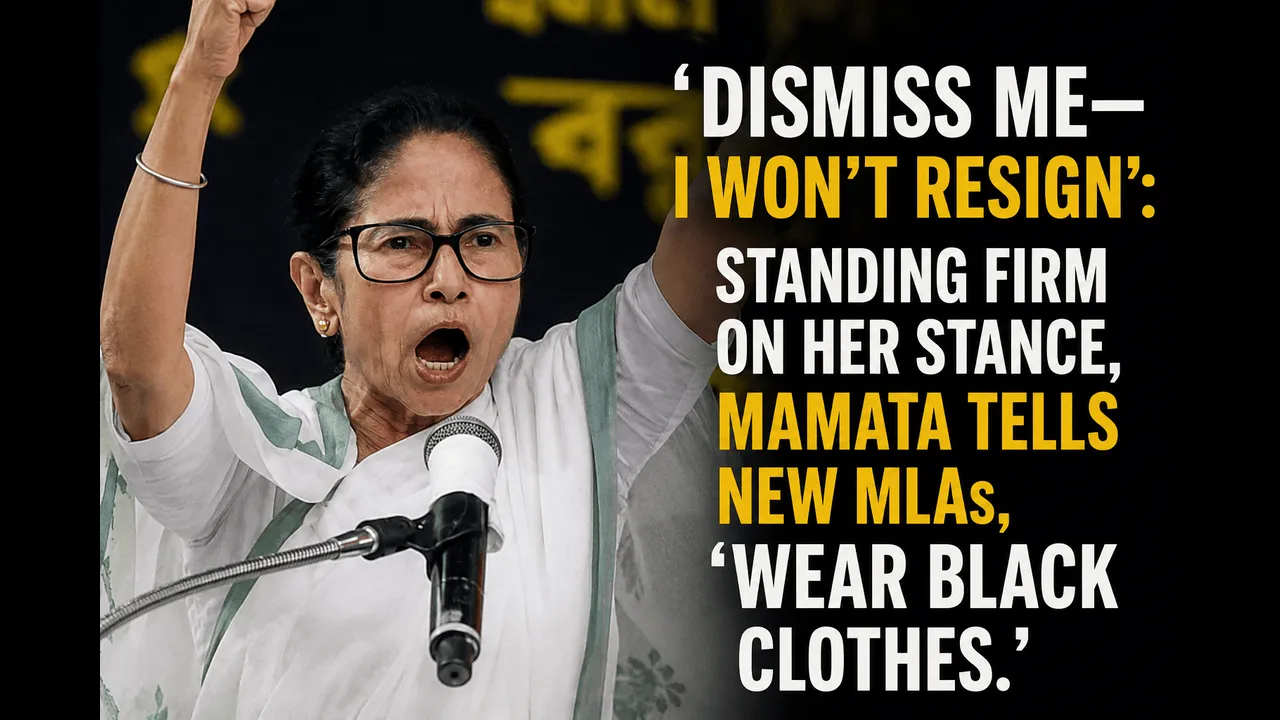 Dismiss me i wont Resign
