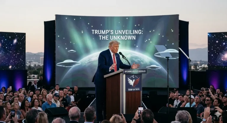 Donald Trump Drops Hints About What Might Be Revealed in Upcoming UFO Files