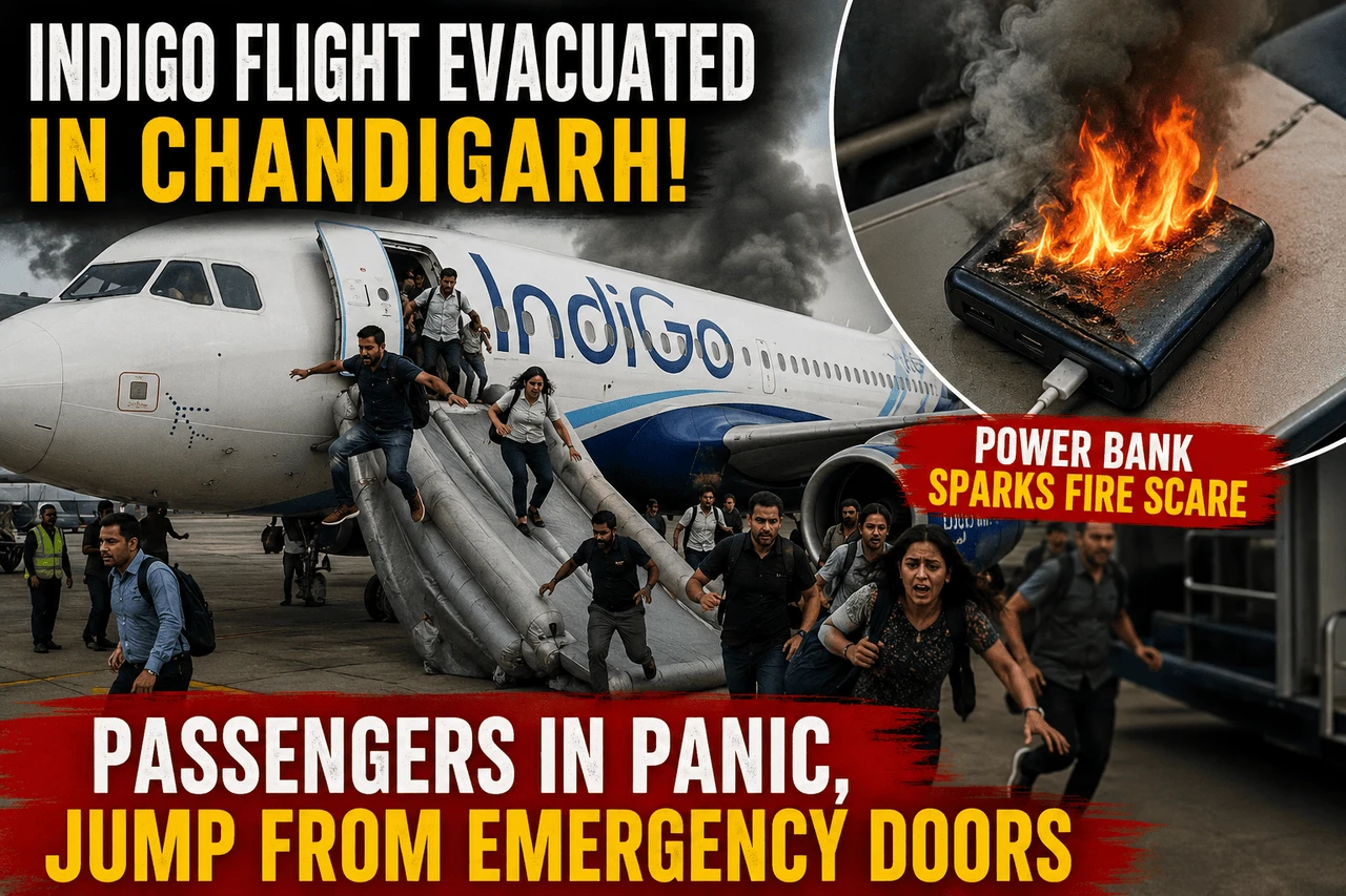 IndiGo Flight Evacuated in Chandigarh After Passenger’s