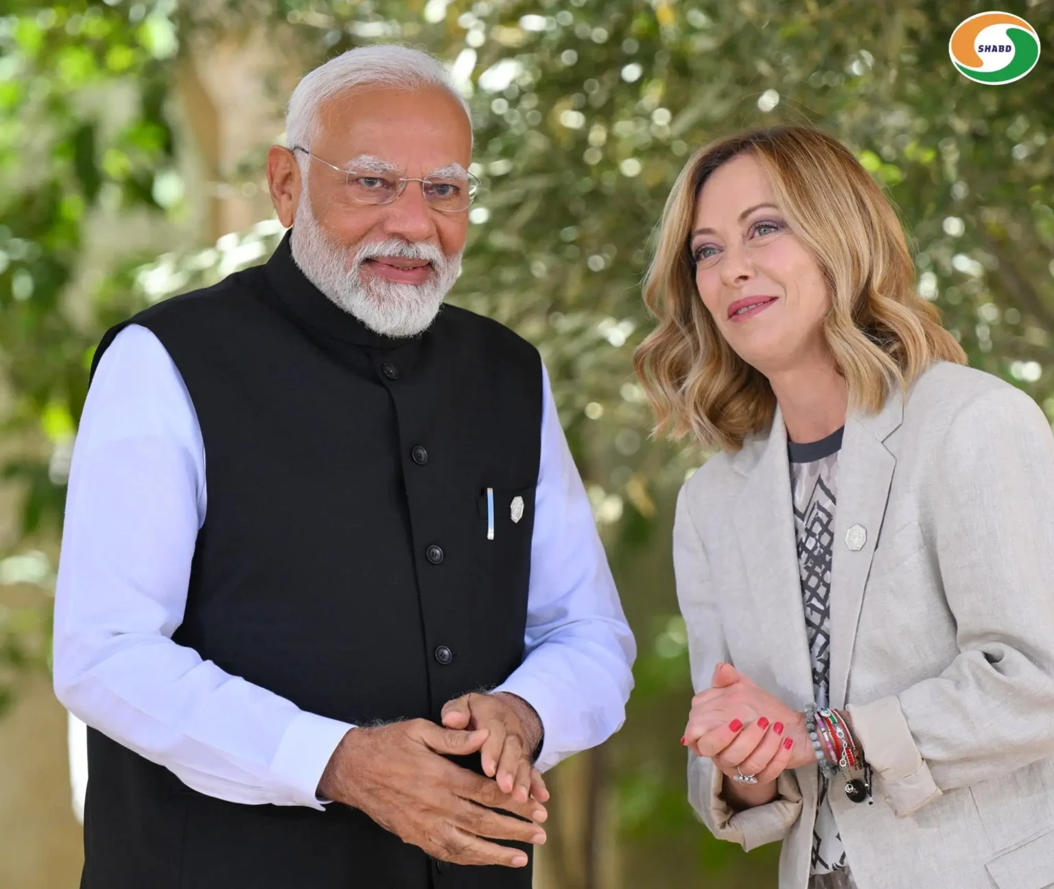 India PM Modi And Italia PM Melony (image source: Chat GPT, "AI Visuals")