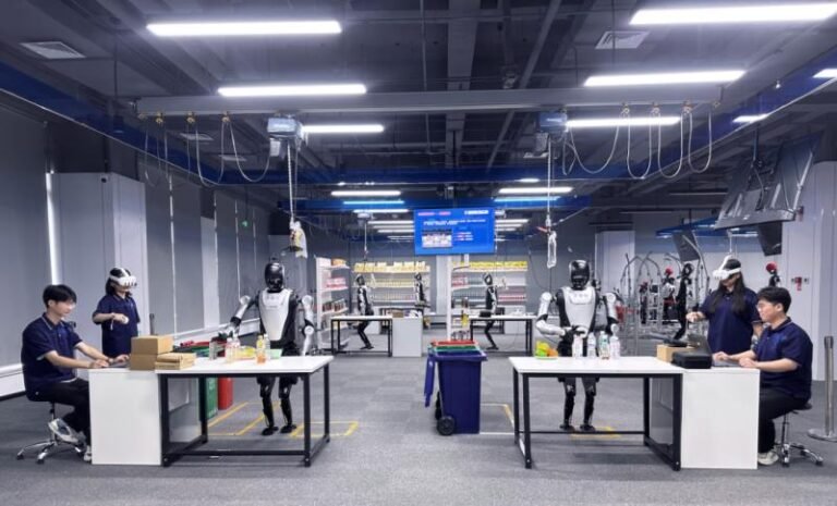 Over 10,000 Square Meters Chinas Largest Humanoid Robot Training Center Opens in Beijing