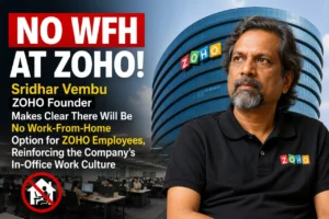 Sridhar Vembu ZOHO Founder Makes Clear There Will Be No Work-From-Home Option for ZOHO Employees_indiainsightnews.in