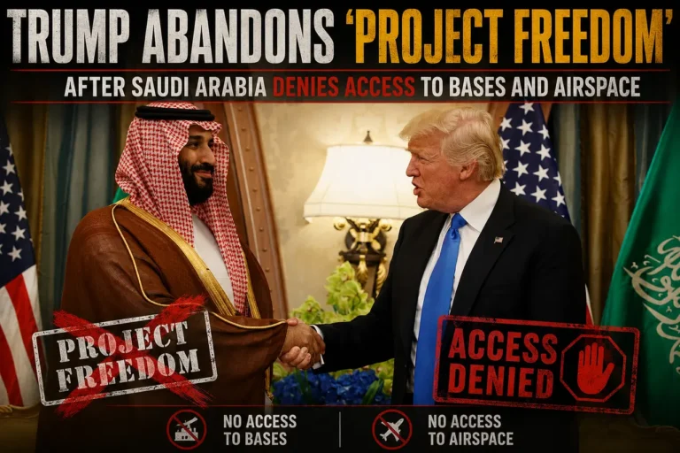 Trump Reportedly Dropped ‘Project Freedom
