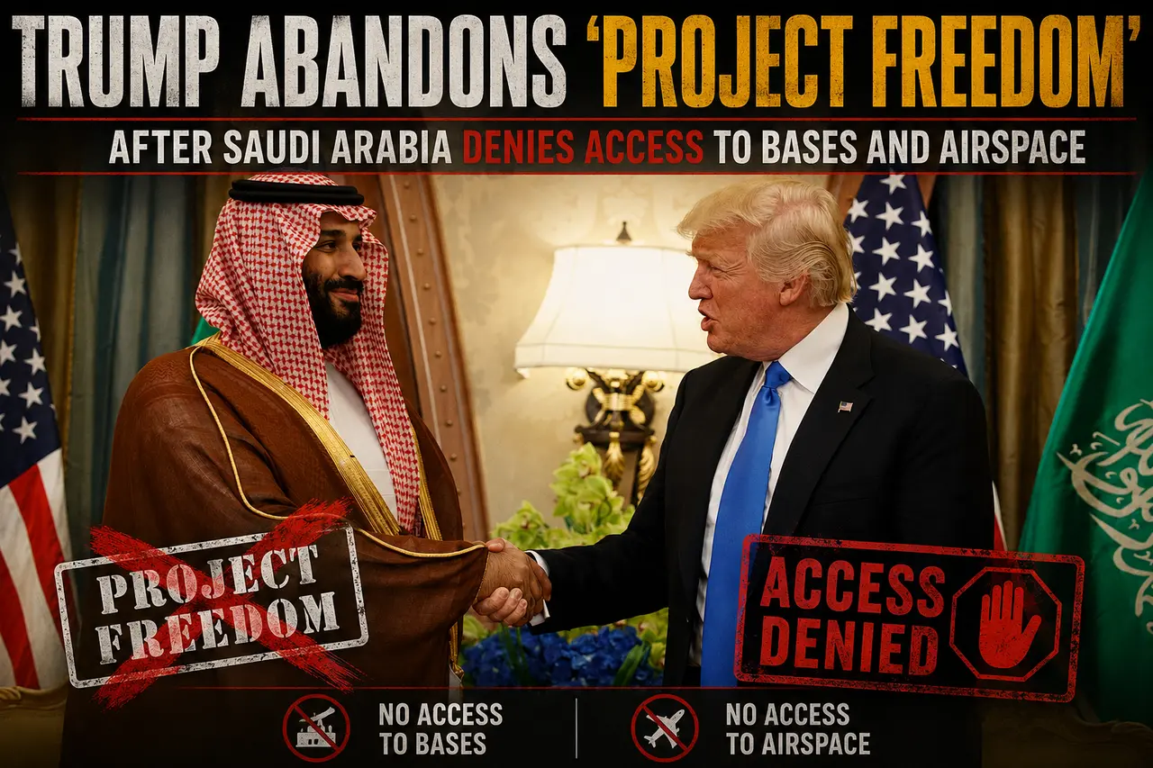 Trump Reportedly Dropped ‘Project Freedom