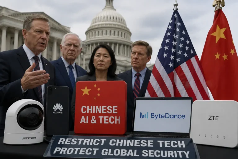 US Lawmakers Move to Curb Global Expansion of Chinese AI and Technology Products Abroad