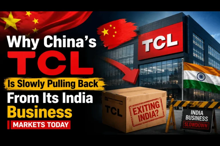 Why China’s TCL Is Slowly Pulling Back From Its India Business | Markets Today.