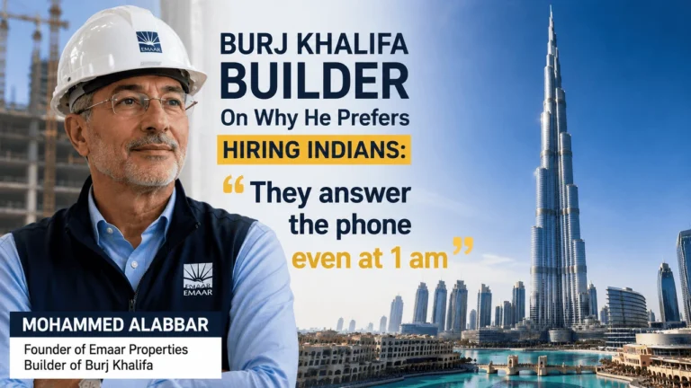 burj Khaleefa Builder Says Why I hire Indian People