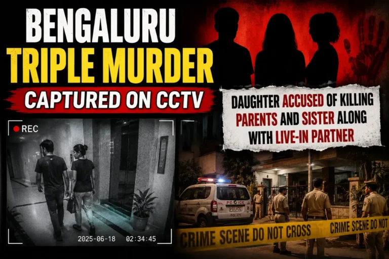 Bengaluru Triple Murder Captured on CCTV Daughter Accused of Killing Parents and Sister Along With Live-In Partner-1