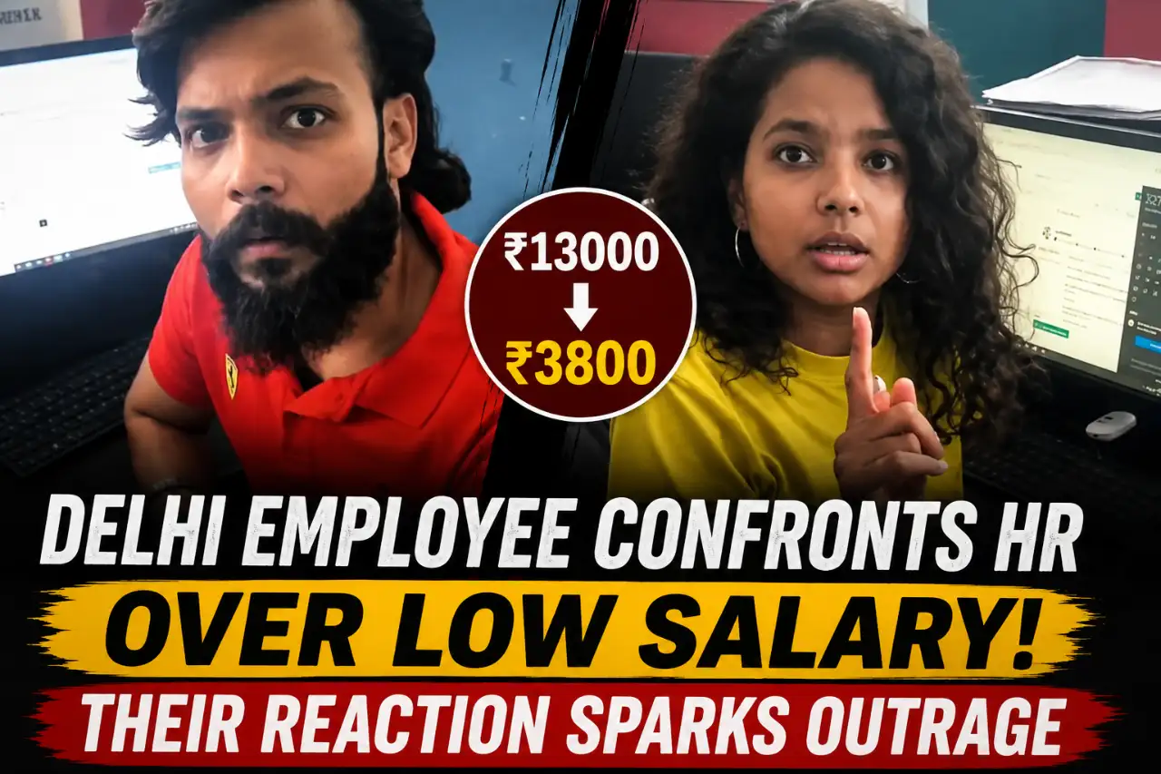 Delhi Employee Comforts Over Low Salary