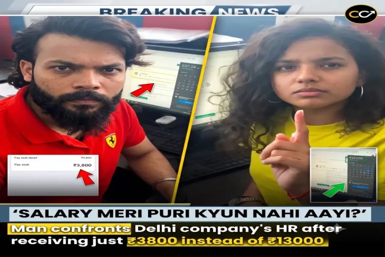 Delhi Employee Comforts Over Low Salary1