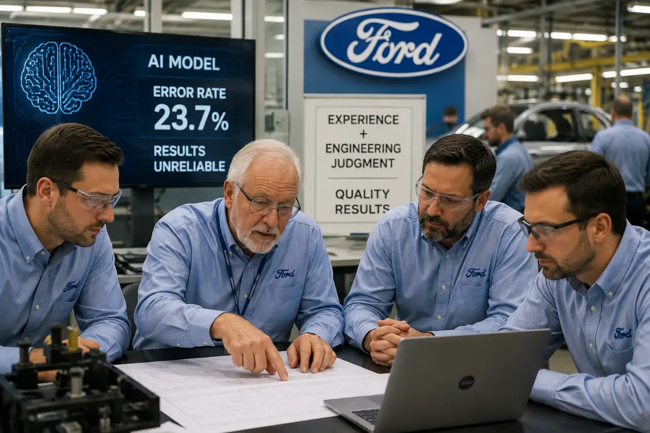 Ford Reportedly Brings Back Experienced Engineers After AI Tools Failed to Deliver Expected Results