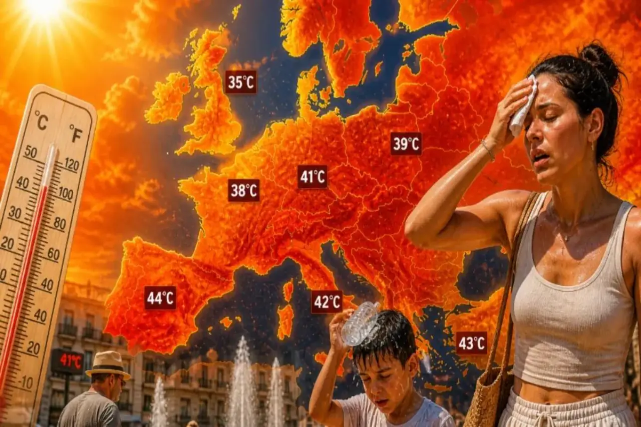 Heatwave across the Europe Countries