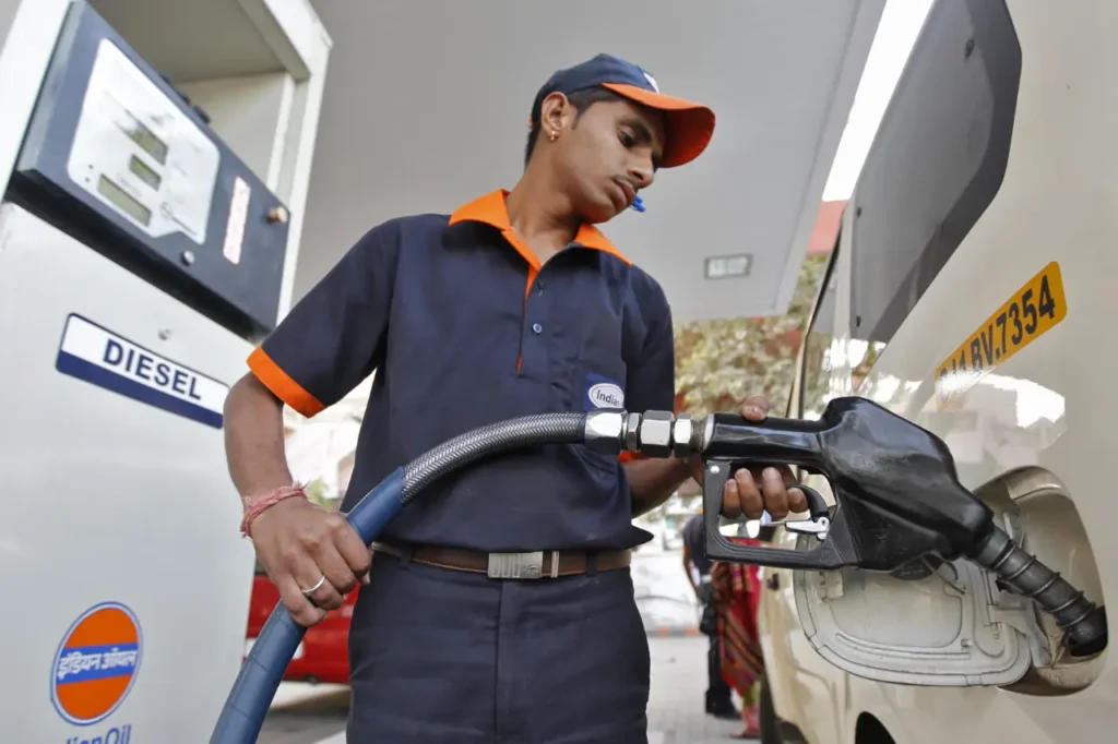 Indias diesel sales dip in first half set to every Customer upto 200 Liters per customer