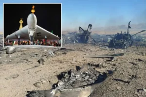 Irans Jellyfish Drone Swarm Flies F15 Destroyed