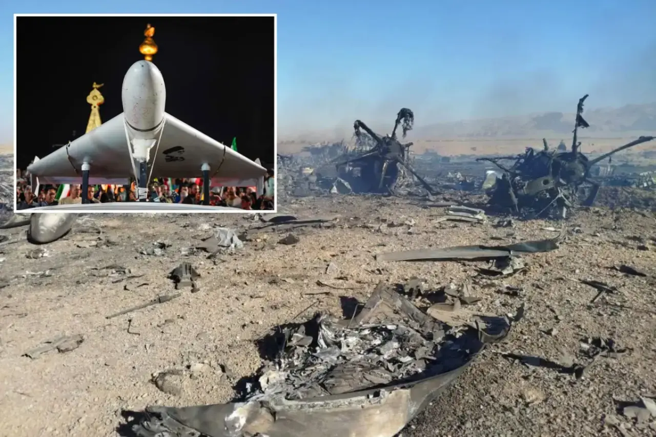 Irans Jellyfish Drone Swarm Flies F15 Destroyed