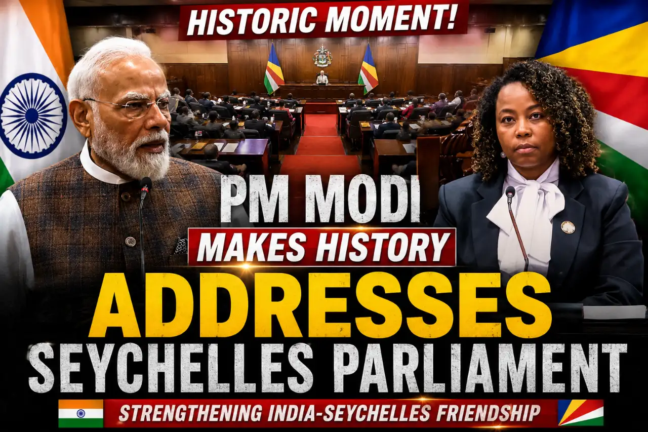 PM Modi Addresses Seychelles Parliament, Highlights the Importance of the Blue Economy and Calls for Climate Justice