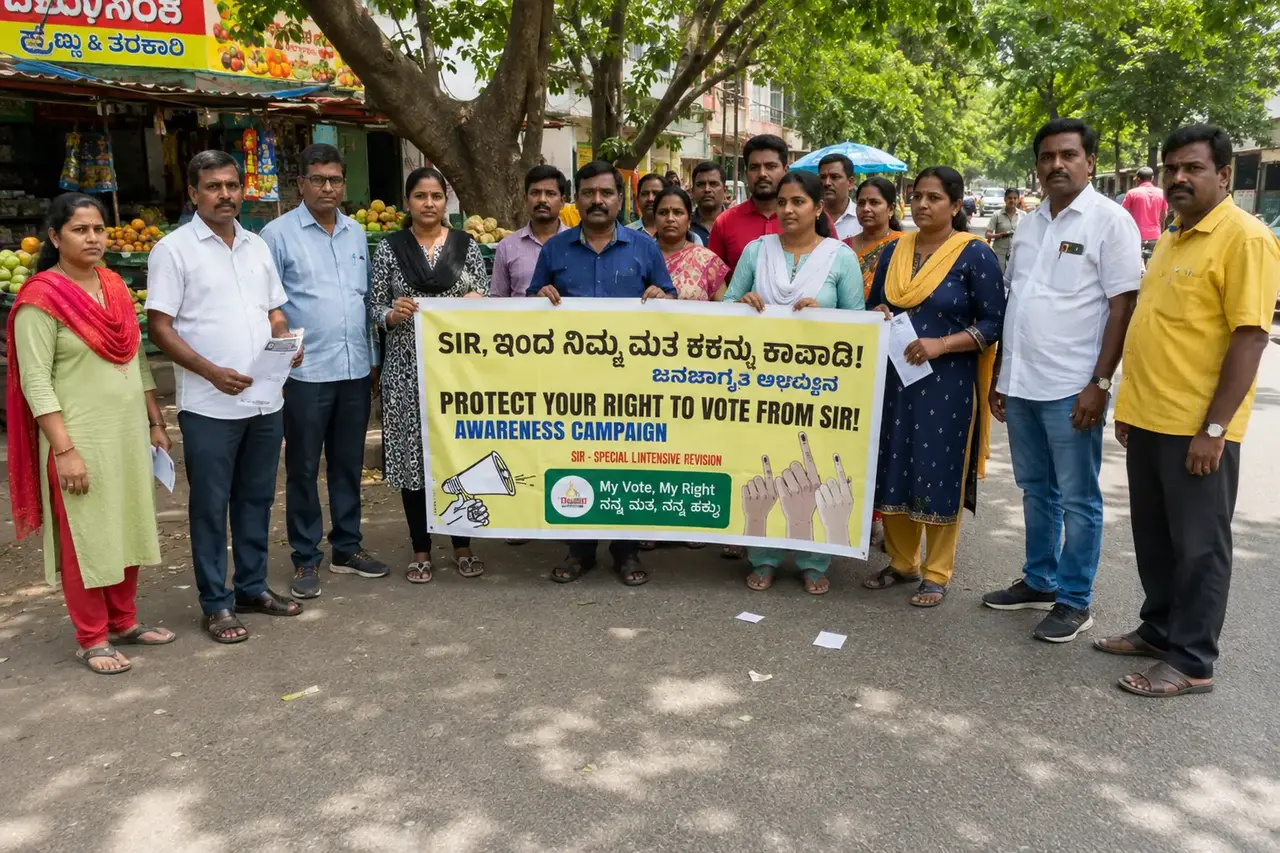 Survey Finds 61% of Bengaluru Residents Are Unaware of Electoral Roll SIR Process