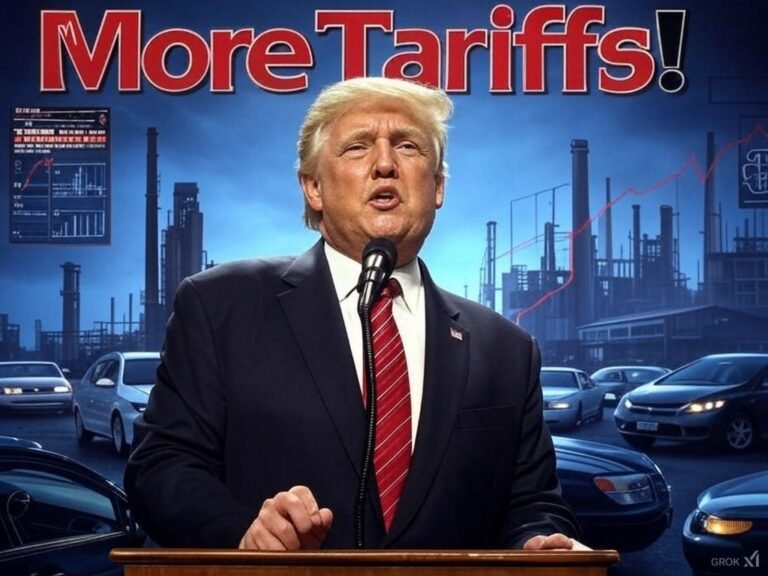 Trump Announces 25% Tariffs on Autos, Semiconductors, and Pharmaceuticals