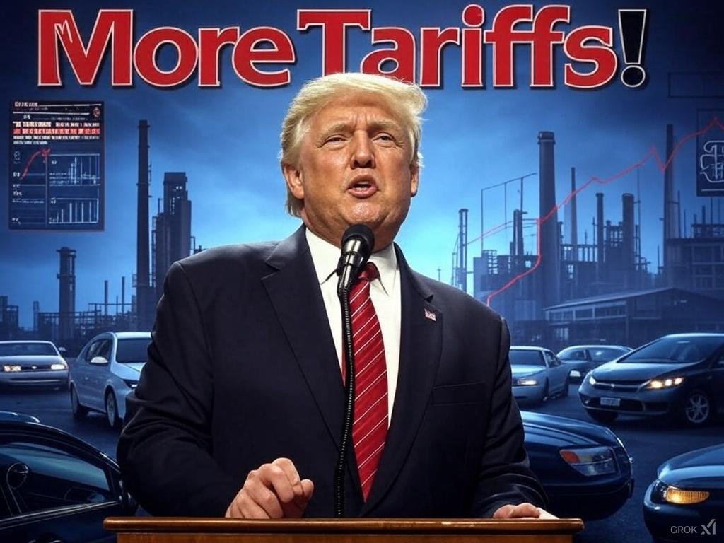 Trump Announces 25% Tariffs on Autos, Semiconductors, and Pharmaceuticals