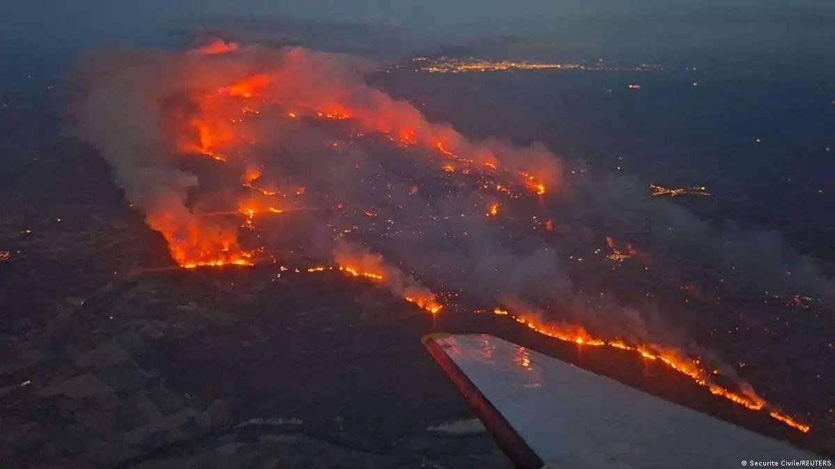 Wild Fire in Europe Conutries