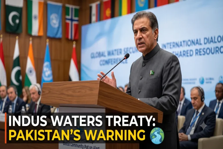 Indus Waters treaty Pakistans Warning